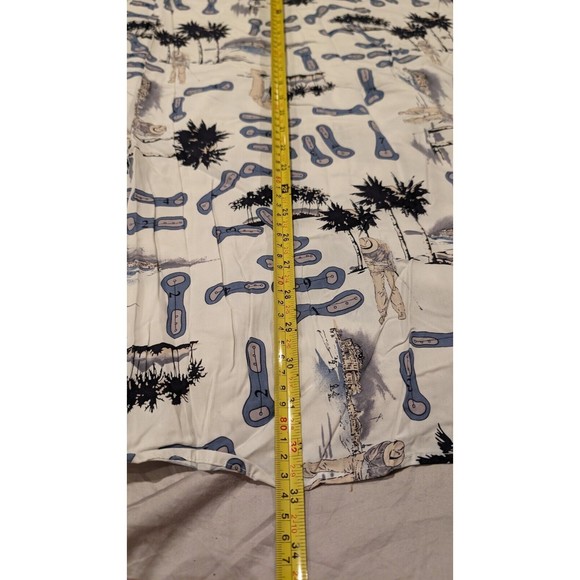 New Deadstock Chipshot Golf Print Shirt XL by BOSS Short Sleeve Button-Up NWT! - Picture 9 of 10